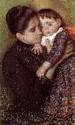 Mary Cassatt Helene Septeuil painting